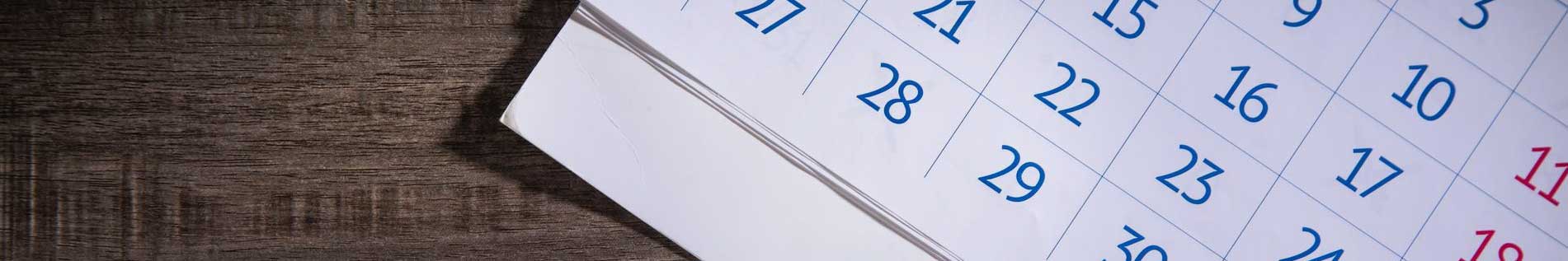 How Often Should Solar Panels be Cleaned - image showing solar panels and calendar